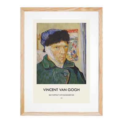 Self Portrait With Bandage Print By Vincent Van Gogh