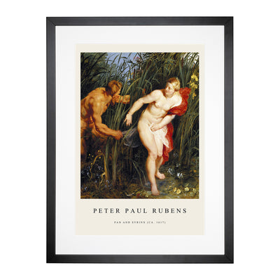 Sensation And Sensuality Print By Peter Paul Rubens Framed Print Main Image