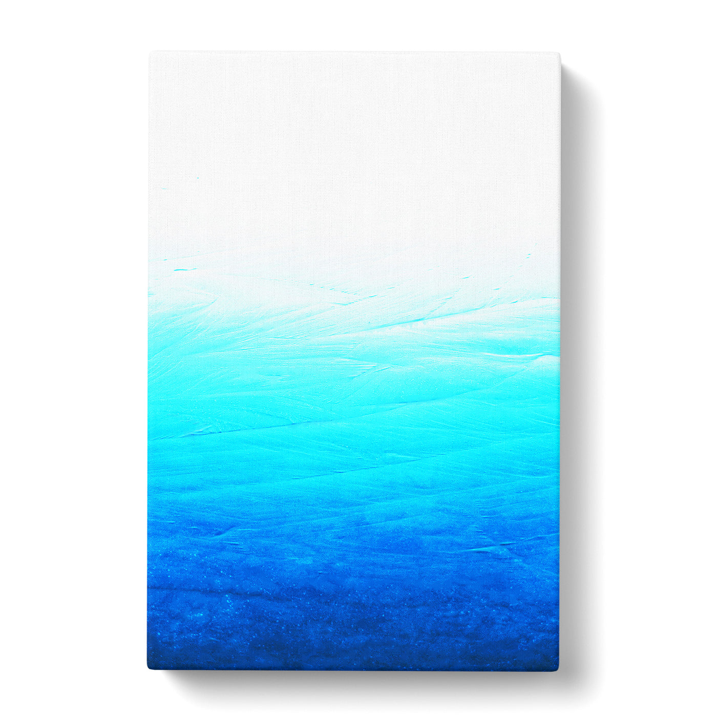 Shades Of Blue In Abstract Canvas Print Main Image