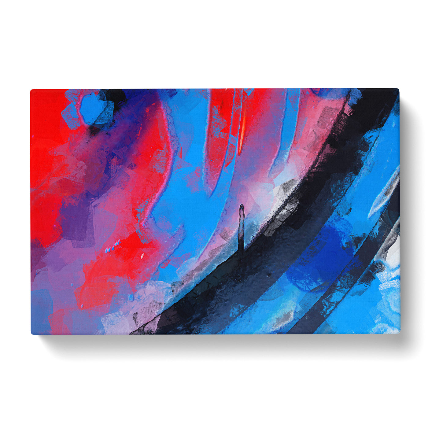 Shadow Words In Abstract Canvas Print Main Image