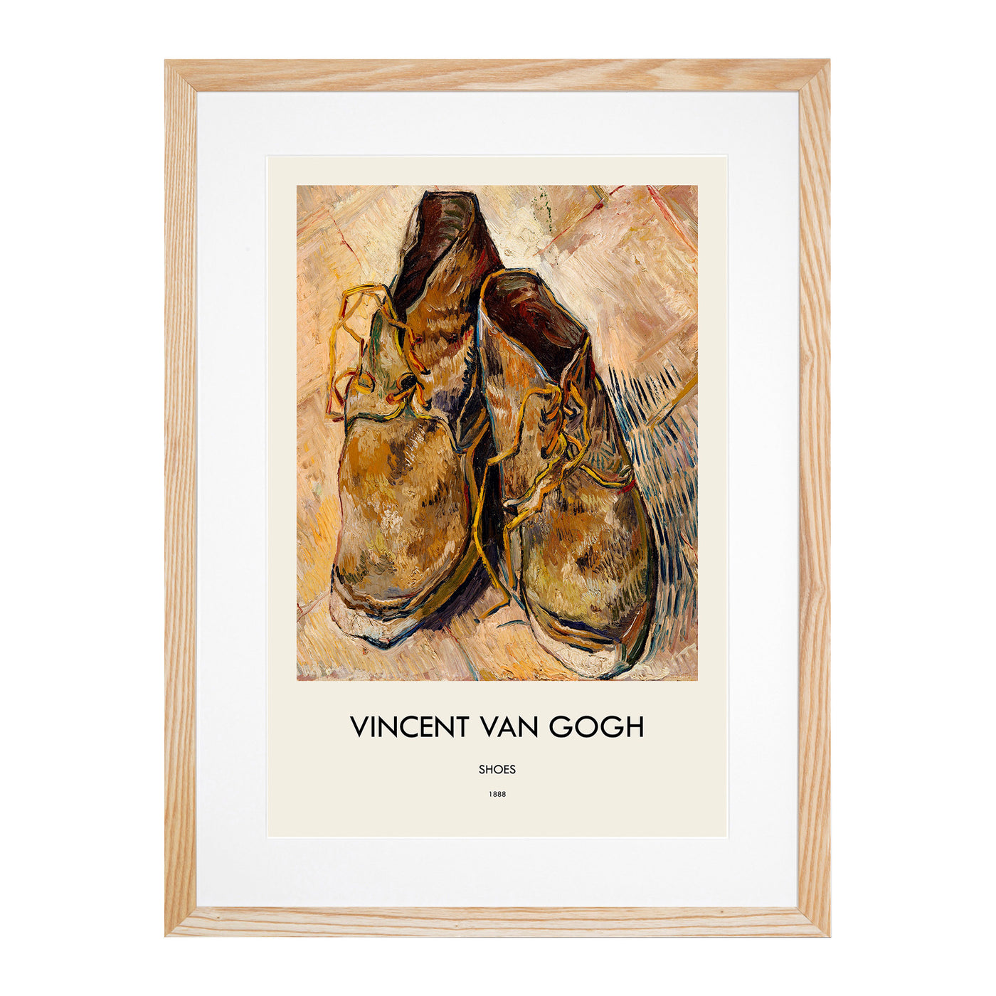 Shoes Print By Vincent Van Gogh