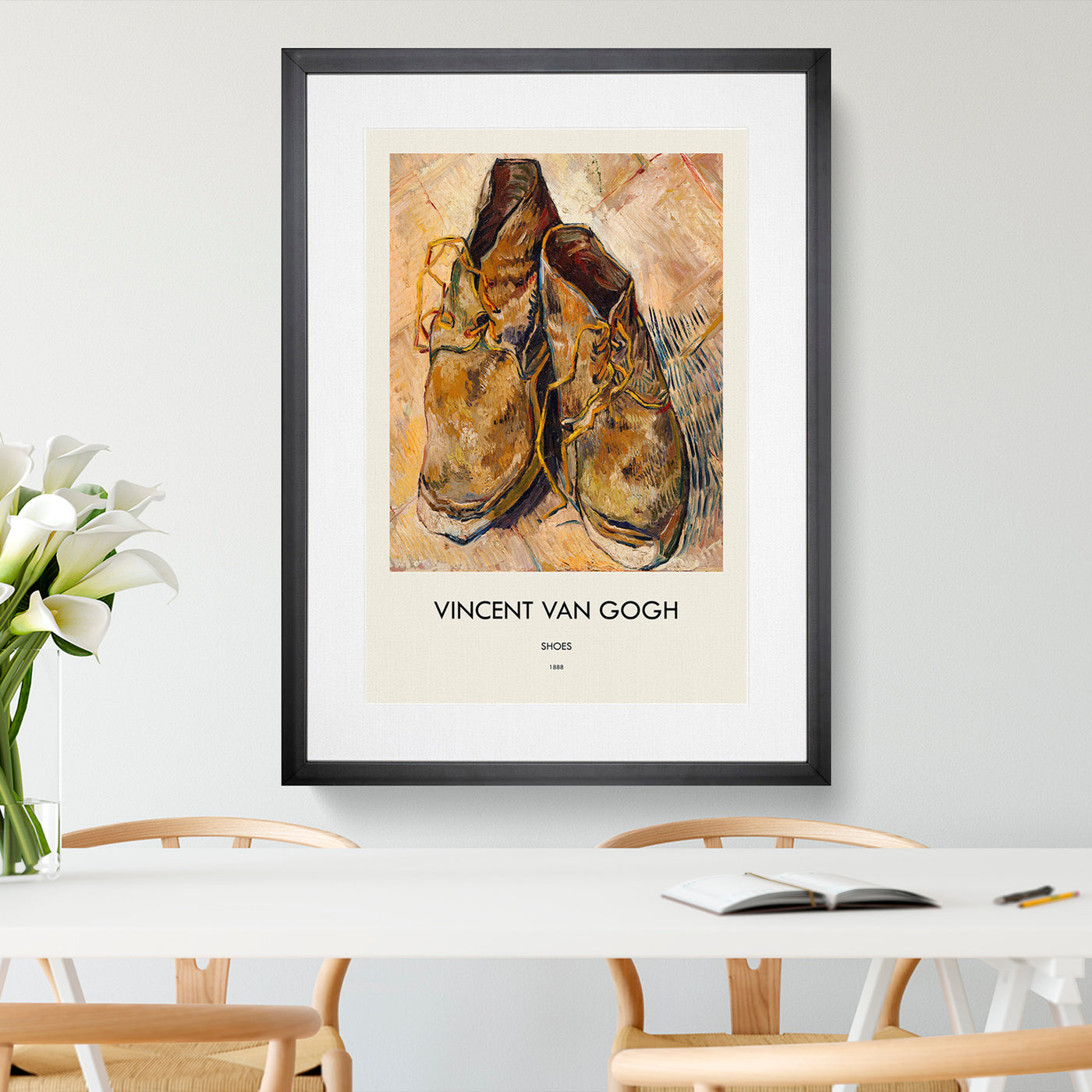 Shoes Print By Vincent Van Gogh