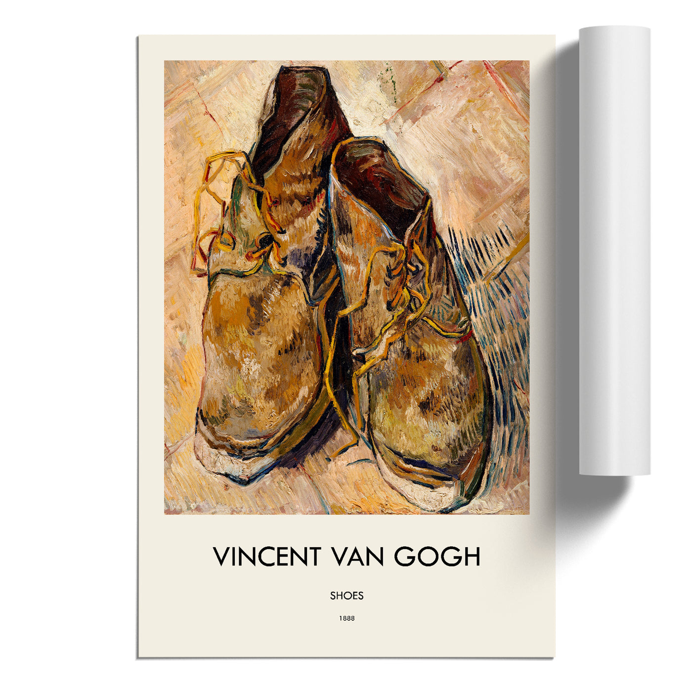 Shoes Print By Vincent Van Gogh