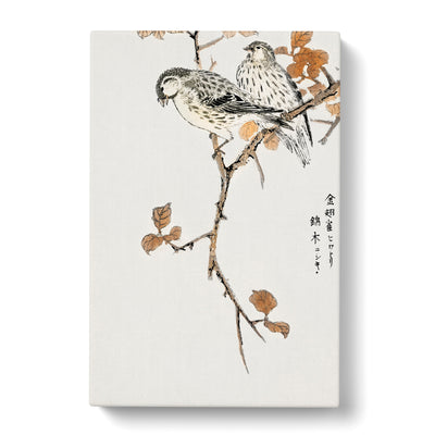 Siskin Birds By Numata Kashu Canvas Print Main Image