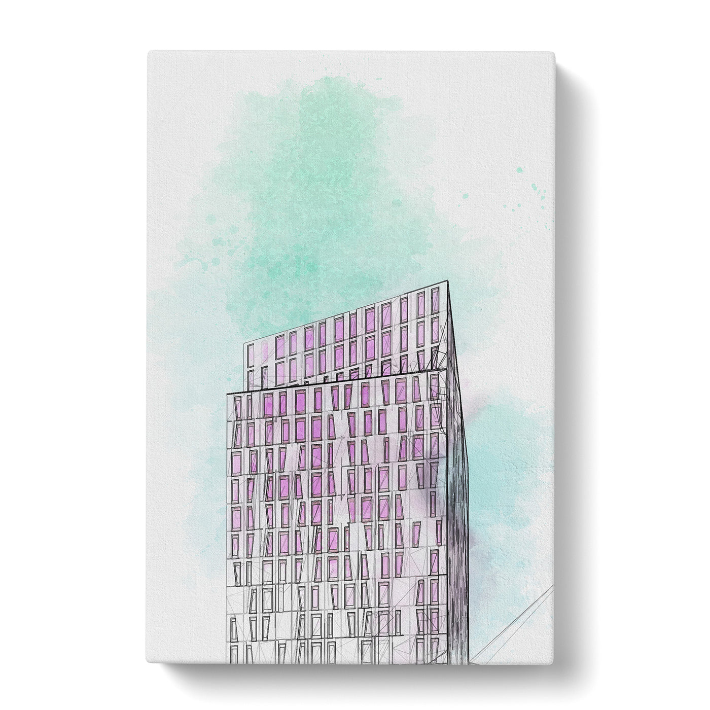 Sketching The Architecture Vol.11 Canvas Print Main Image