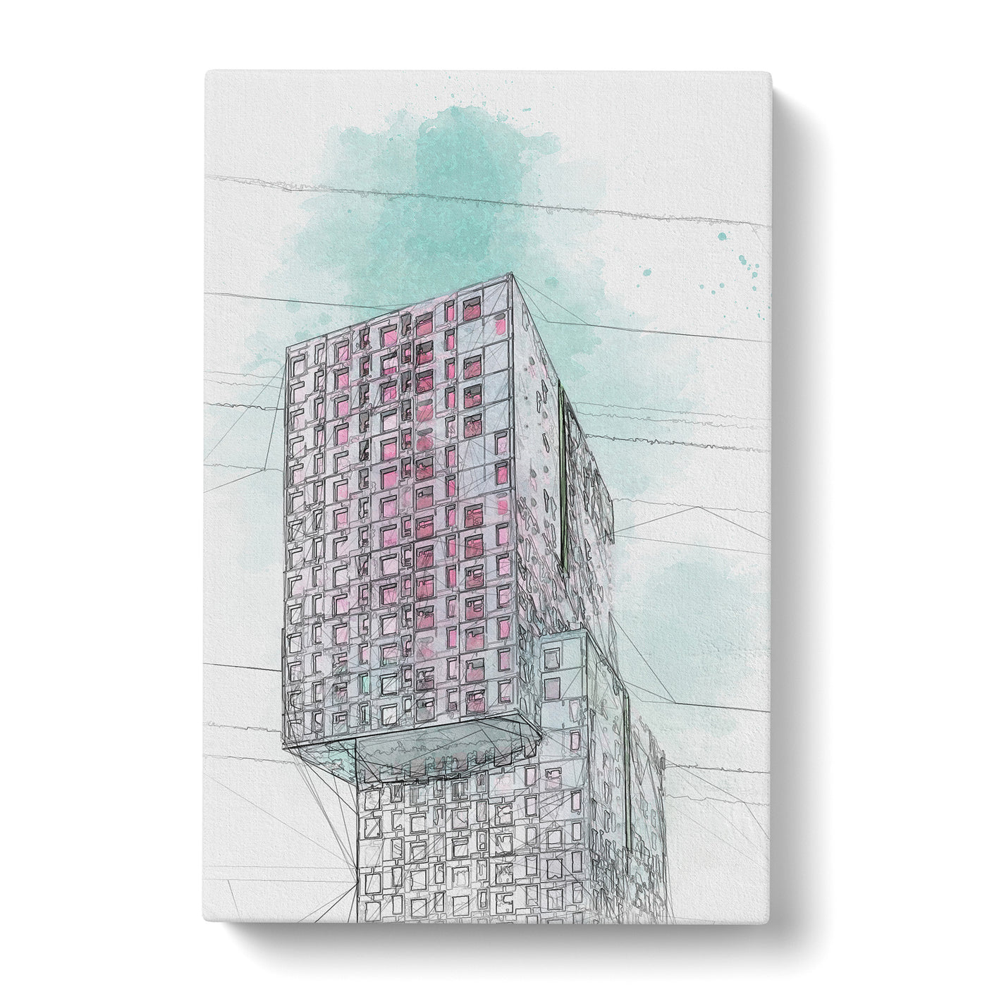 Sketching The Architecture Vol.13 Canvas Print Main Image