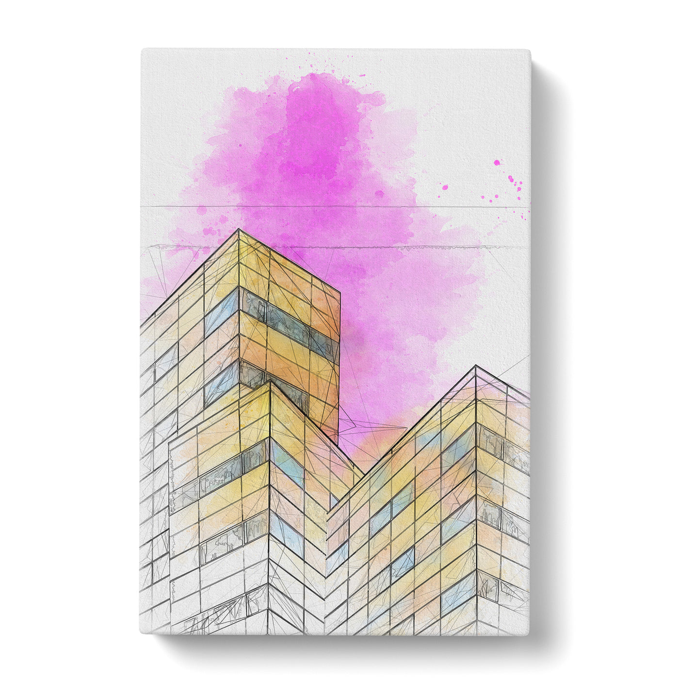 Sketching The Architecture Vol.17 Canvas Print Main Image