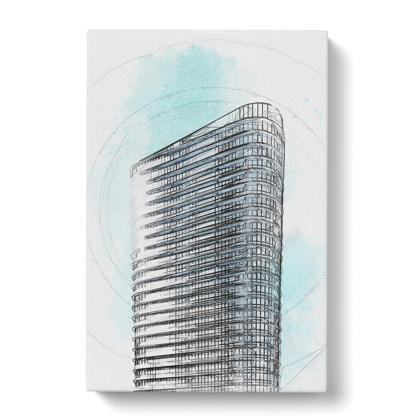 Sketching The Architecture Vol.24 Canvas Print Main Image