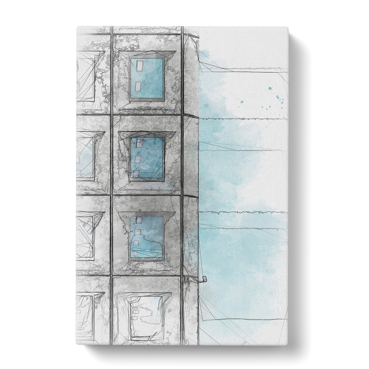 Sketching The Architecture Vol.4 Canvas Print Main Image