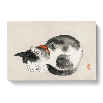 Sleeping Cat By Kono Bairei Canvas Print Main Image