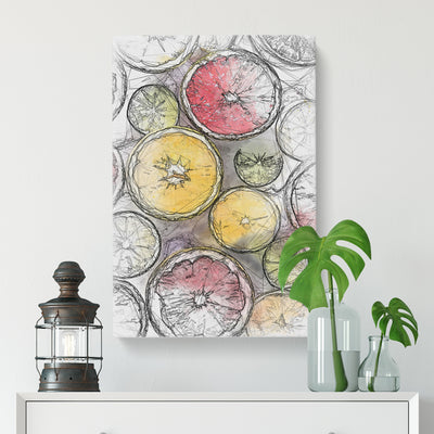 Sliced Citrus Fruits