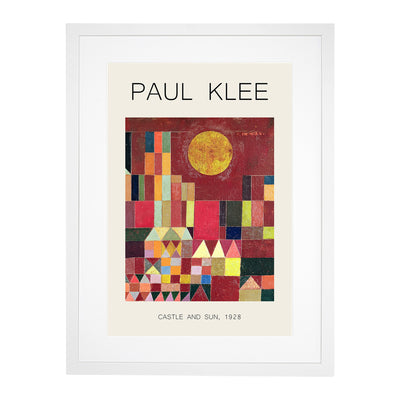 Slot Og Sol Print By Paul Klee