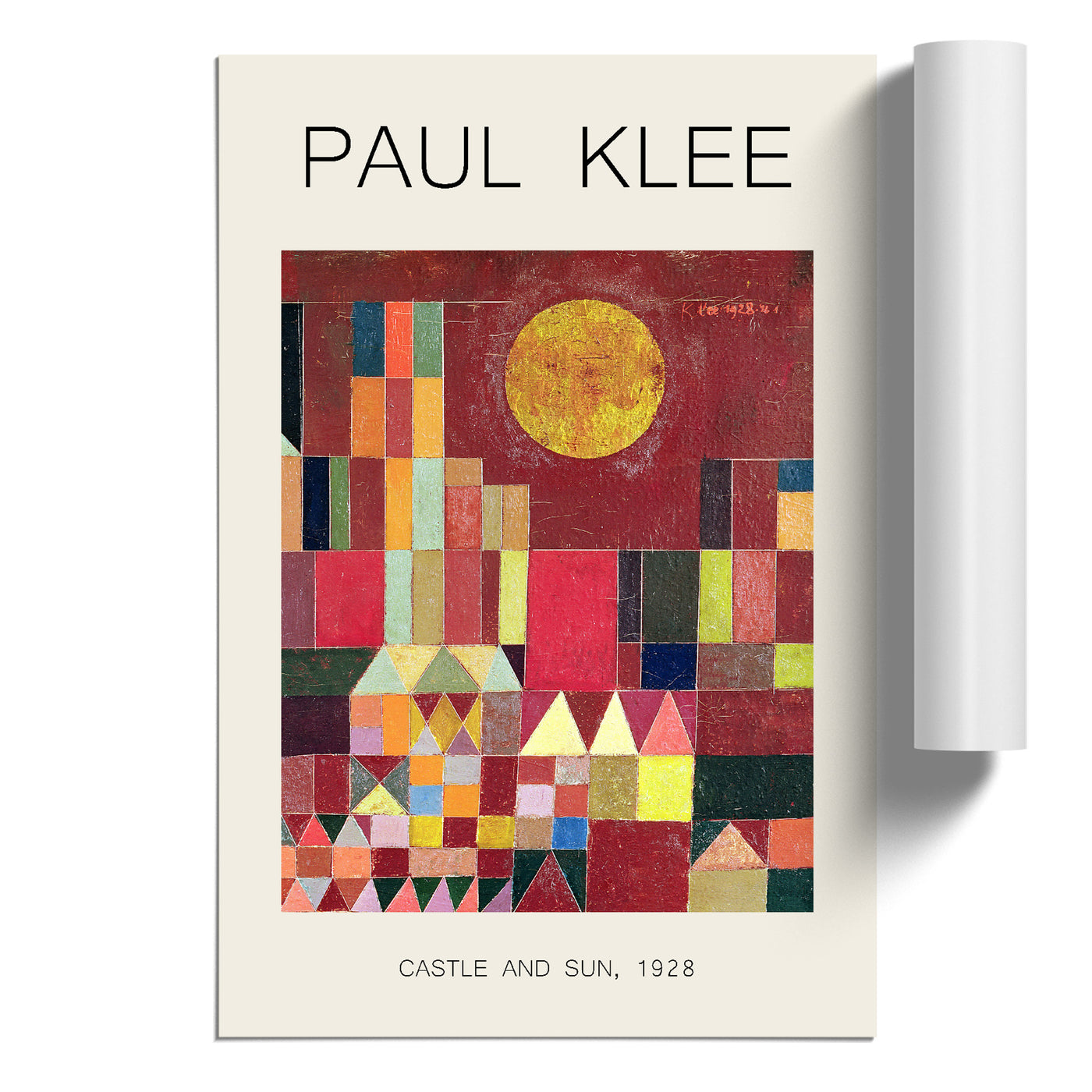 Slot Og Sol Print By Paul Klee