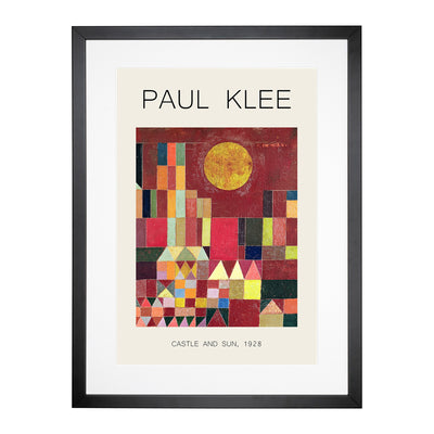 Slot Og Sol Print By Paul Klee Framed Print Main Image