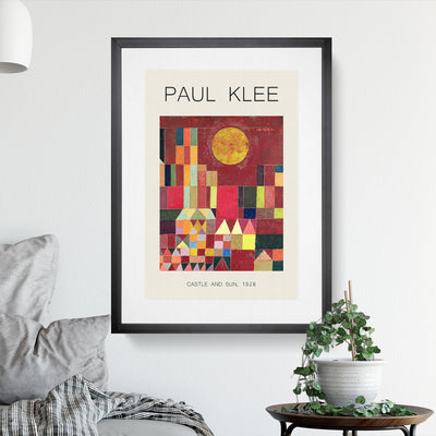 Slot Og Sol Print By Paul Klee