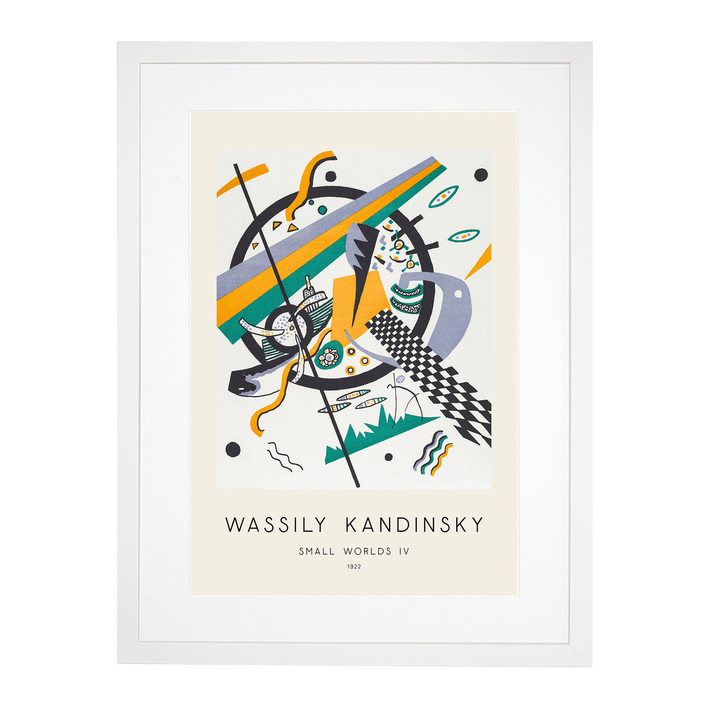 Small Worlds Iv Print By Wassily Kandinsky