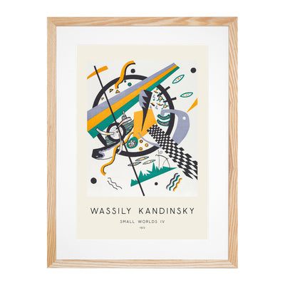 Small Worlds Iv Print By Wassily Kandinsky