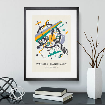 Small Worlds Iv Print By Wassily Kandinsky