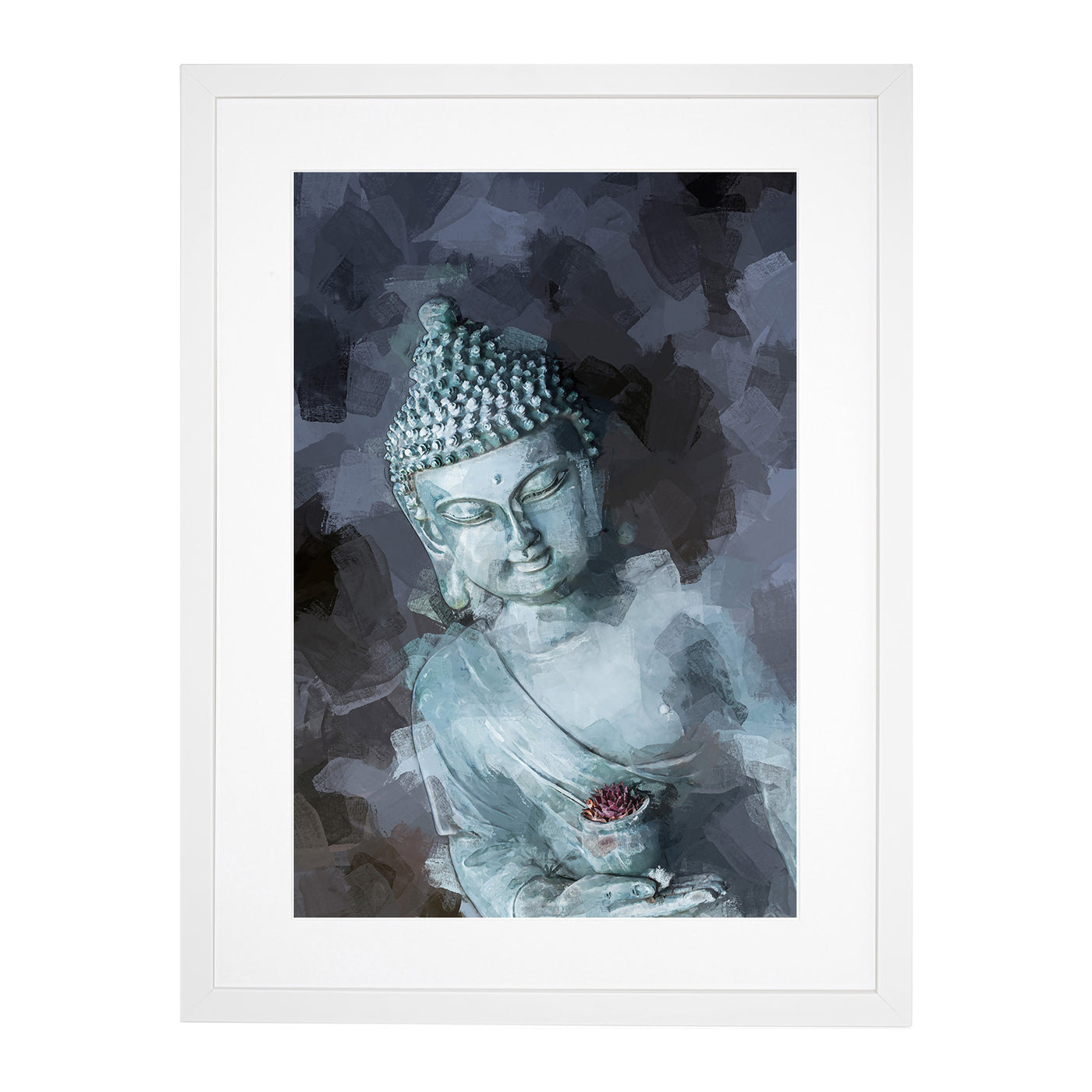 Smoke Surrounding The Buddha