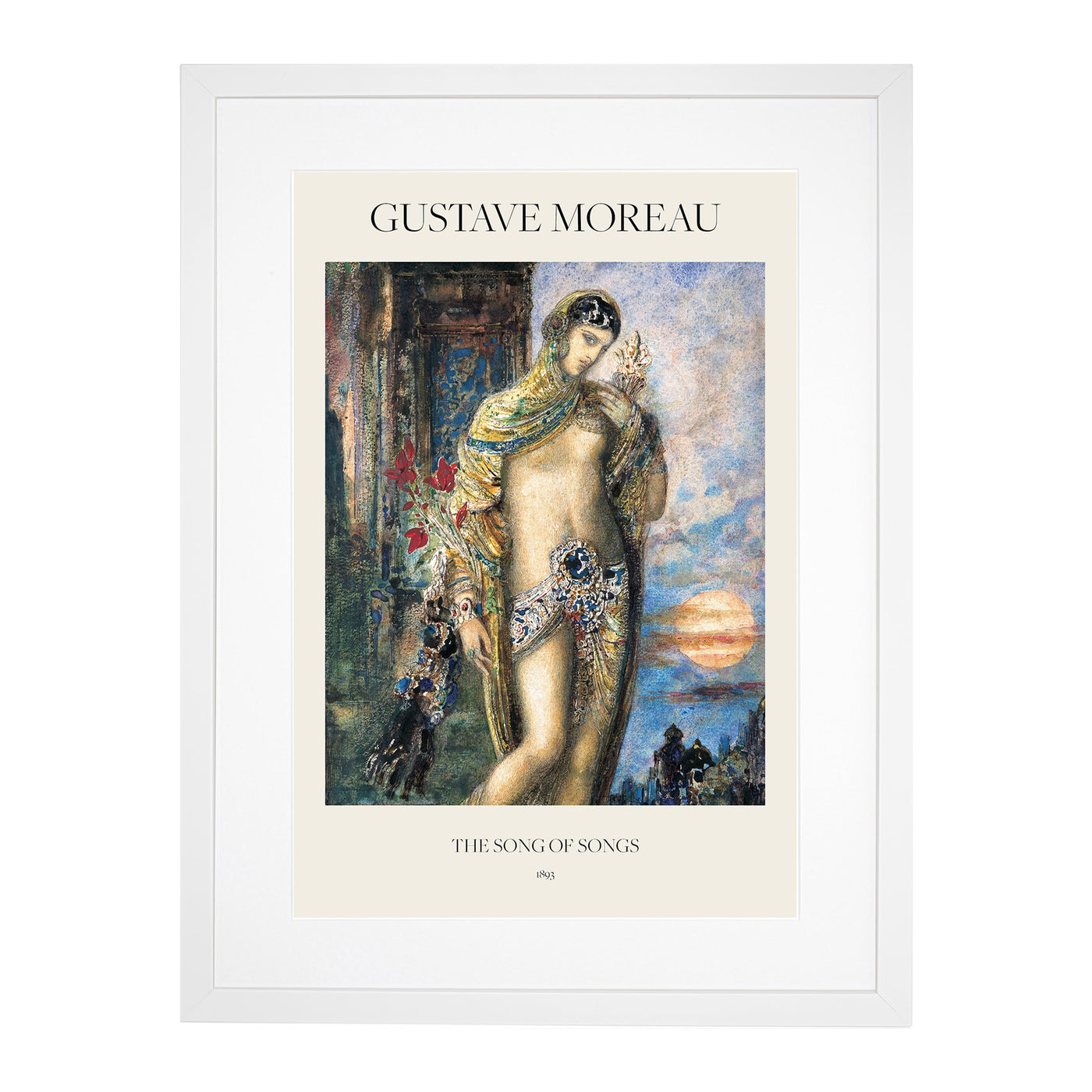 Song Of Songs Print By Gustave Moreau