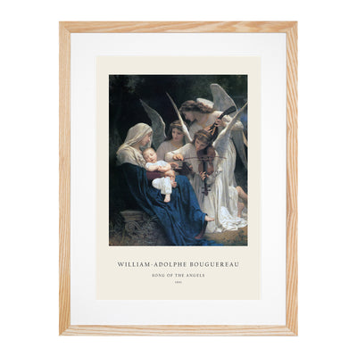 Song Of The Angels Print By William-Adolphe Bouguereau