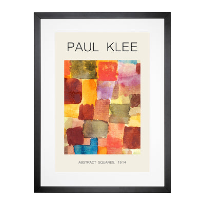 Squares Print By Paul Klee Framed Print Main Image