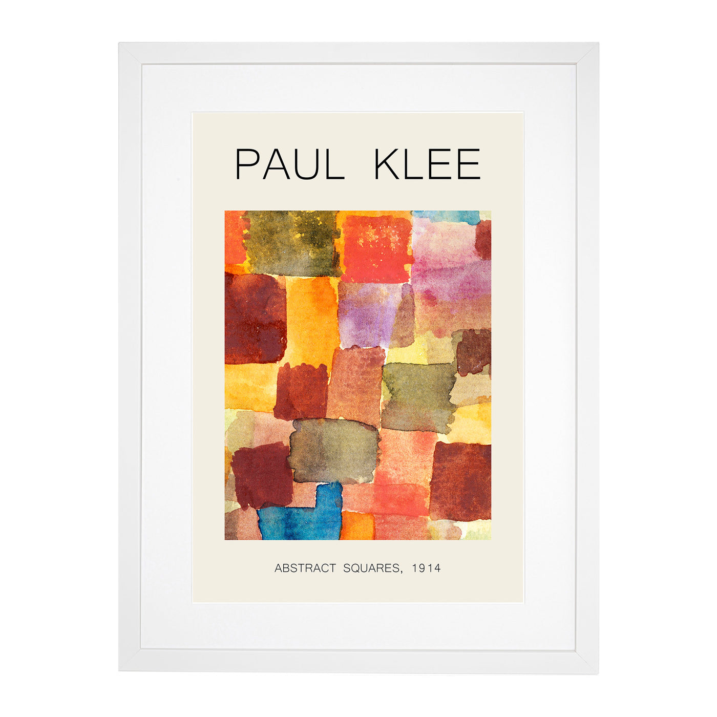 Squares Print By Paul Klee