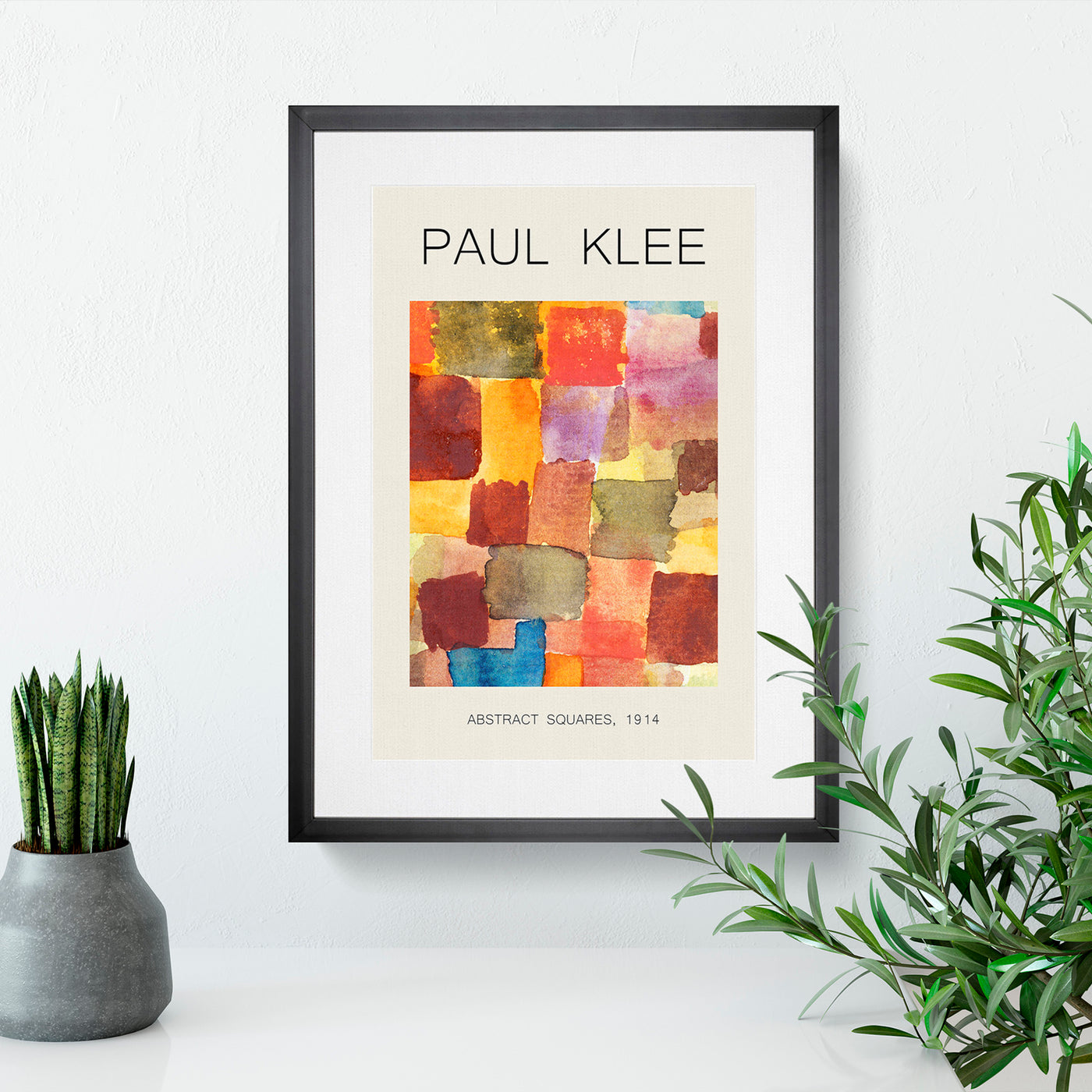 Squares Print By Paul Klee