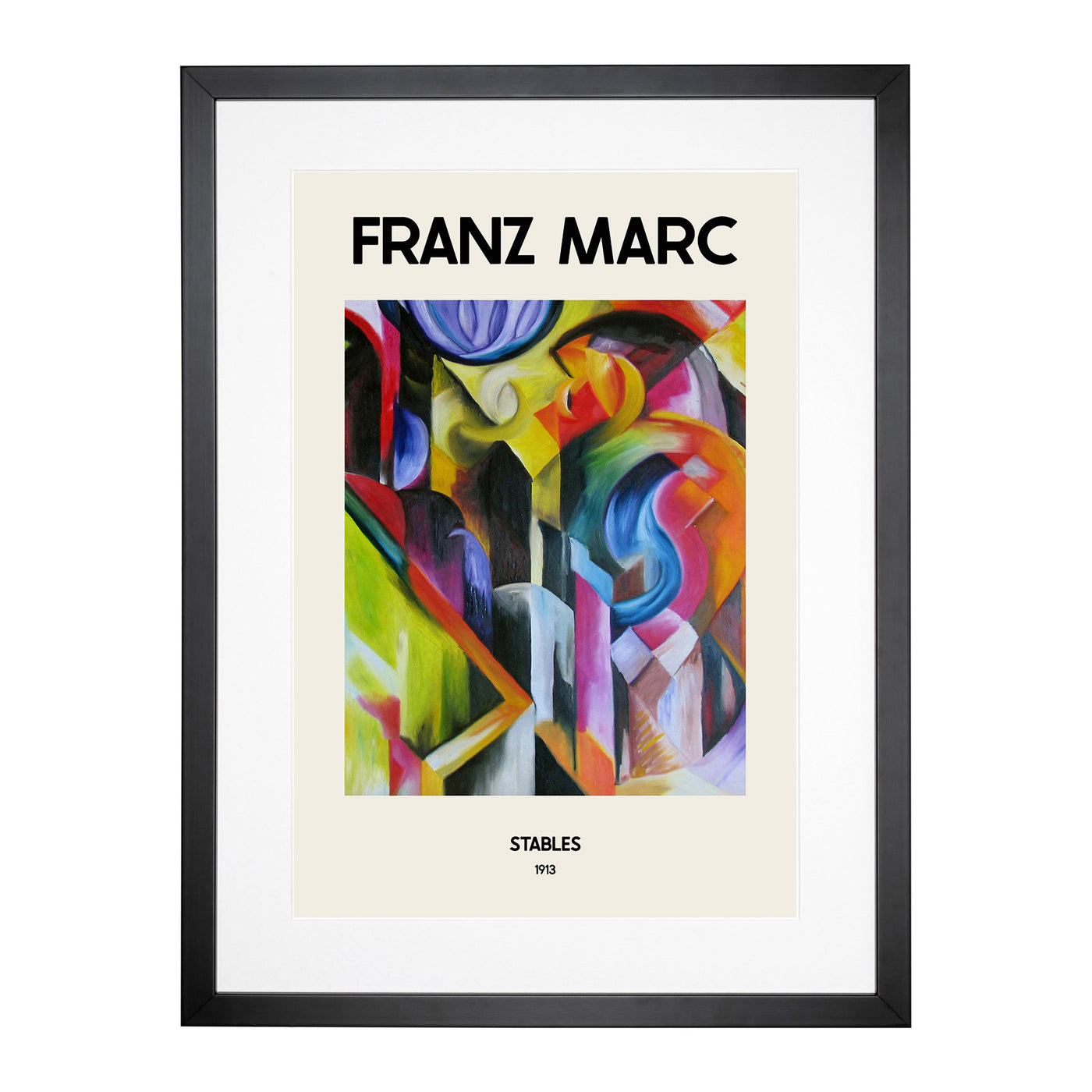 Stables Print By Franz Marc Framed Print Main Image