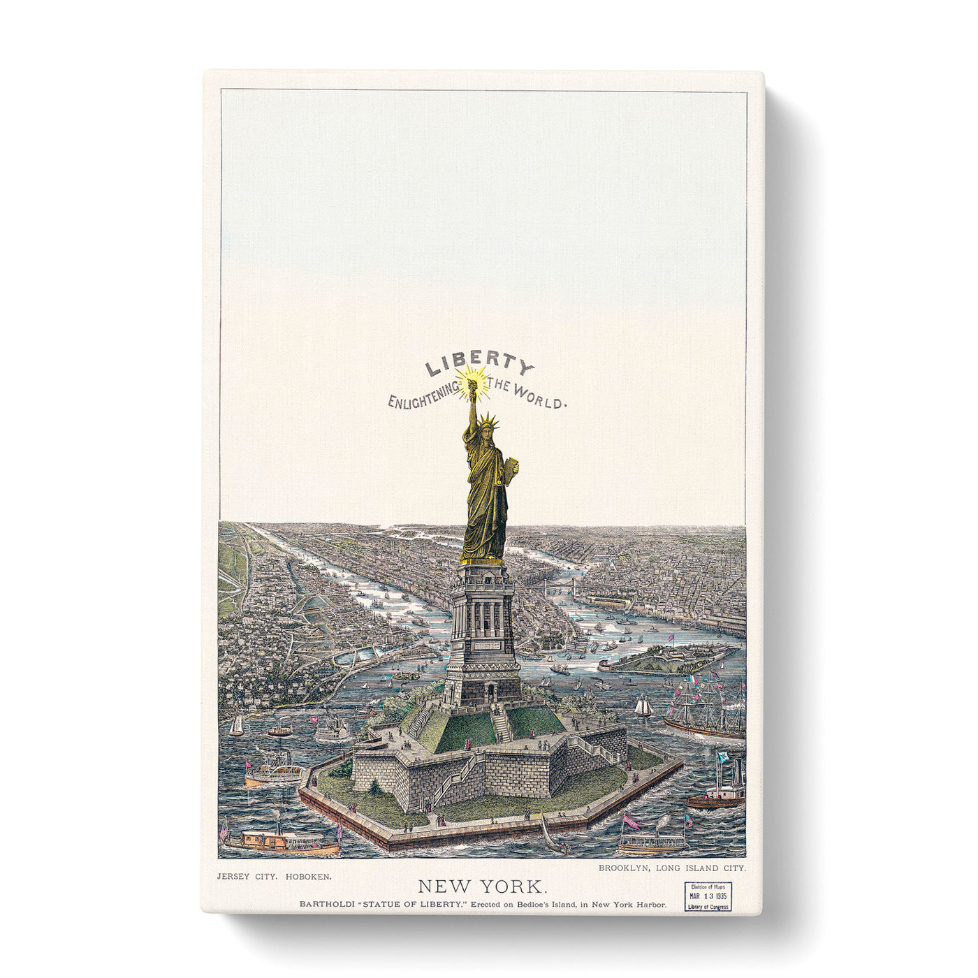 Statue Of Liberty In New Yorkcan Canvas Print Main Image
