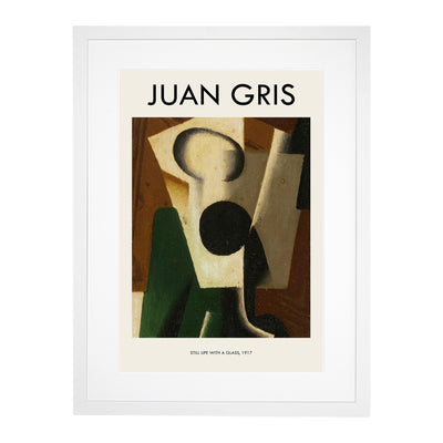 Still Life With A Glass Print By Juan Gris