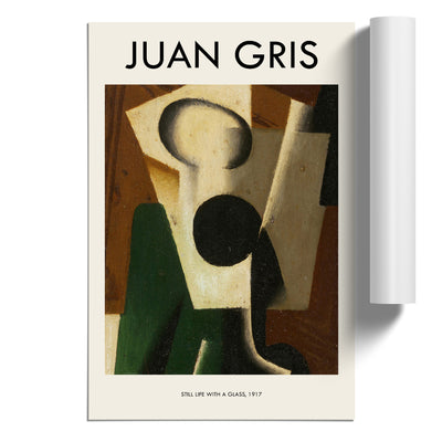 Still Life With A Glass Print By Juan Gris