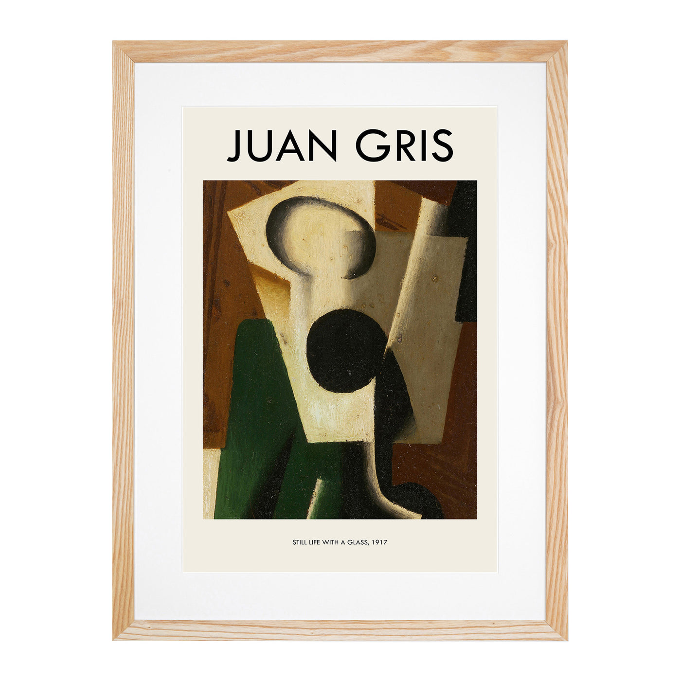 Still Life With A Glass Print By Juan Gris