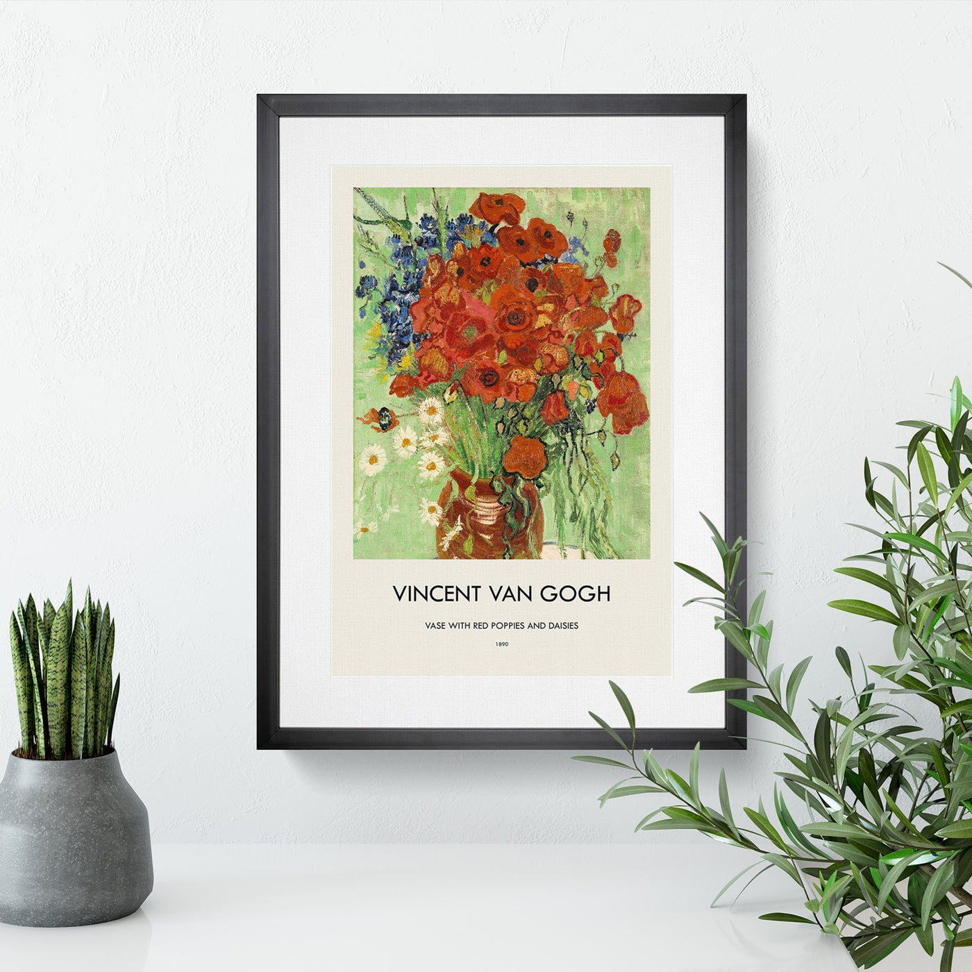 Still Life With Daisys Print By Vincent Van Gogh