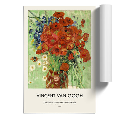 Still Life With Daisys Print By Vincent Van Gogh