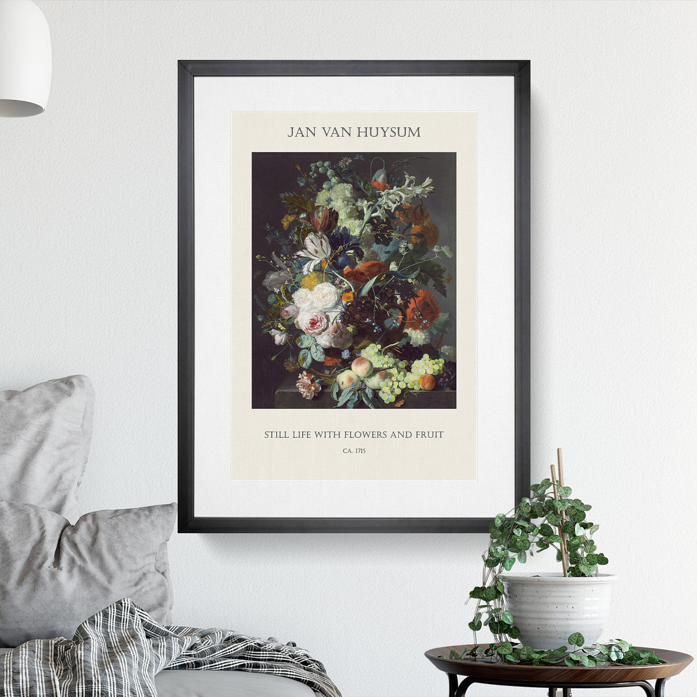 Still Life With Flowers And Fruit Vol.2 Print By Jan Van Huysum