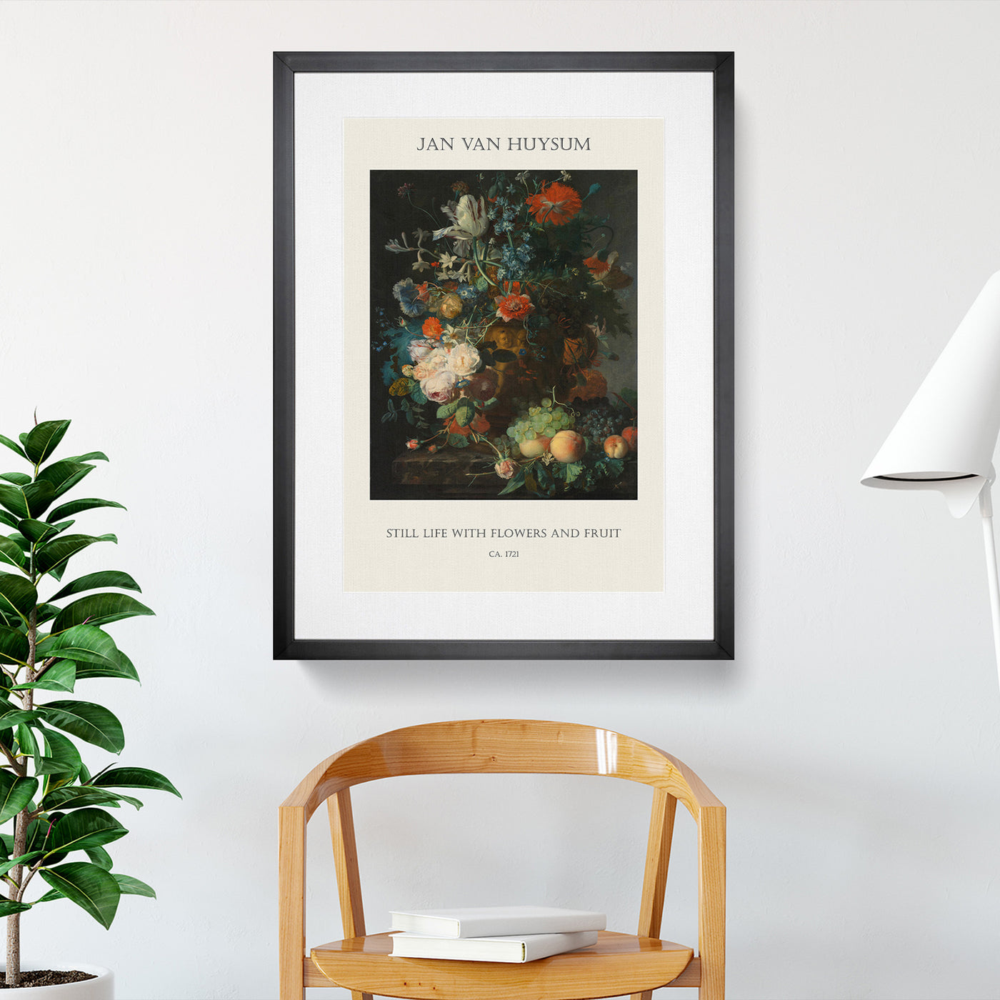 Still Life With Flowers And Fruit Vol.7 Print By Jan Van Huysum