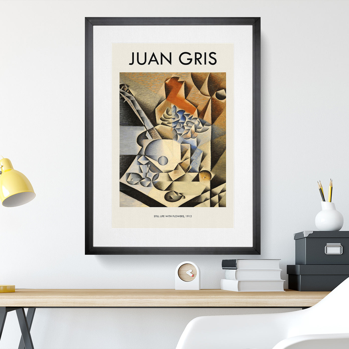 Still Life With Flowers Print By Juan Gris