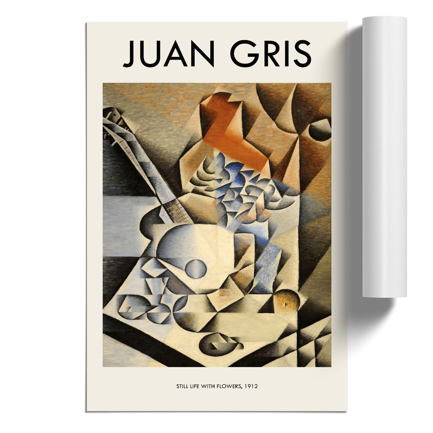 Still Life With Flowers Print By Juan Gris