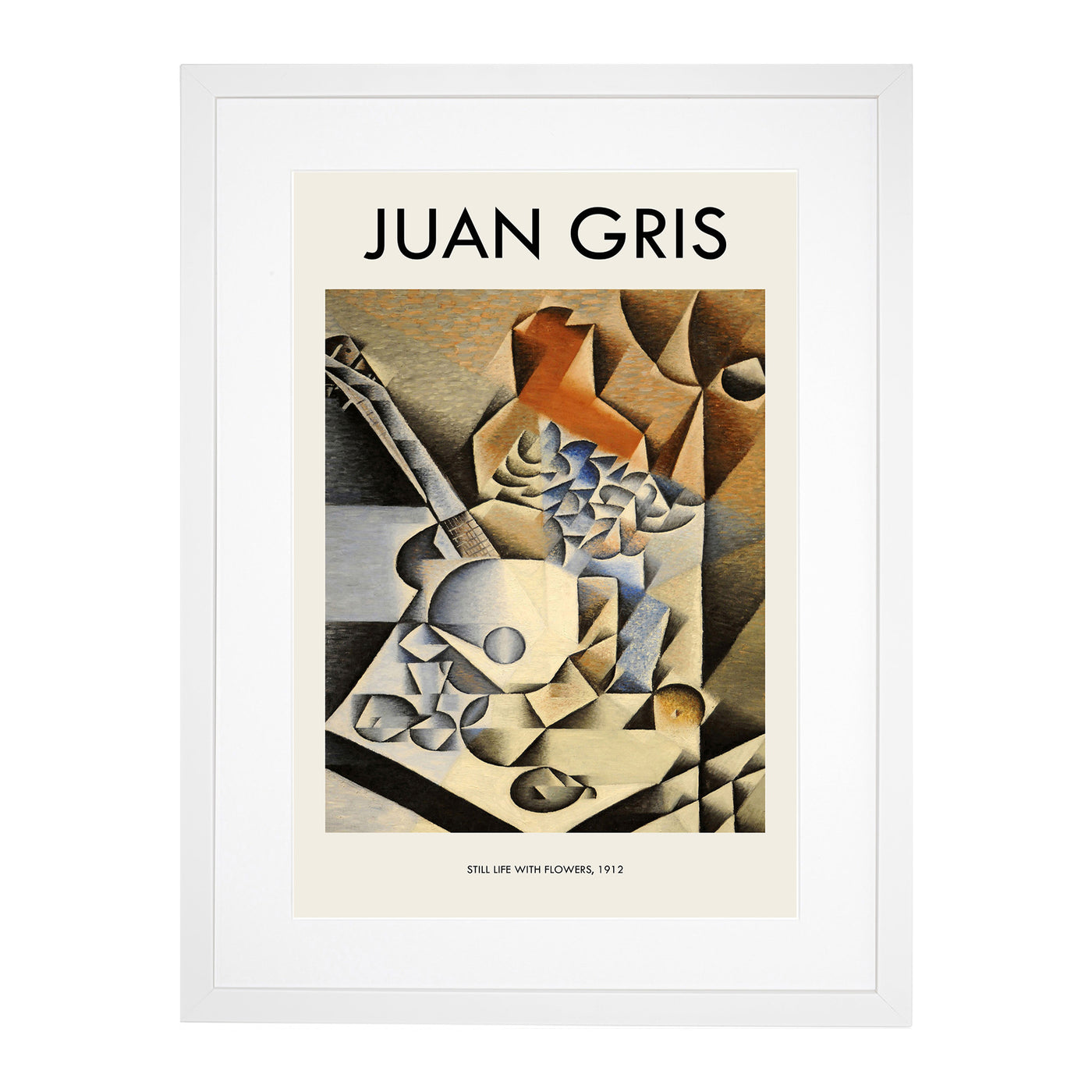 Still Life With Flowers Print By Juan Gris