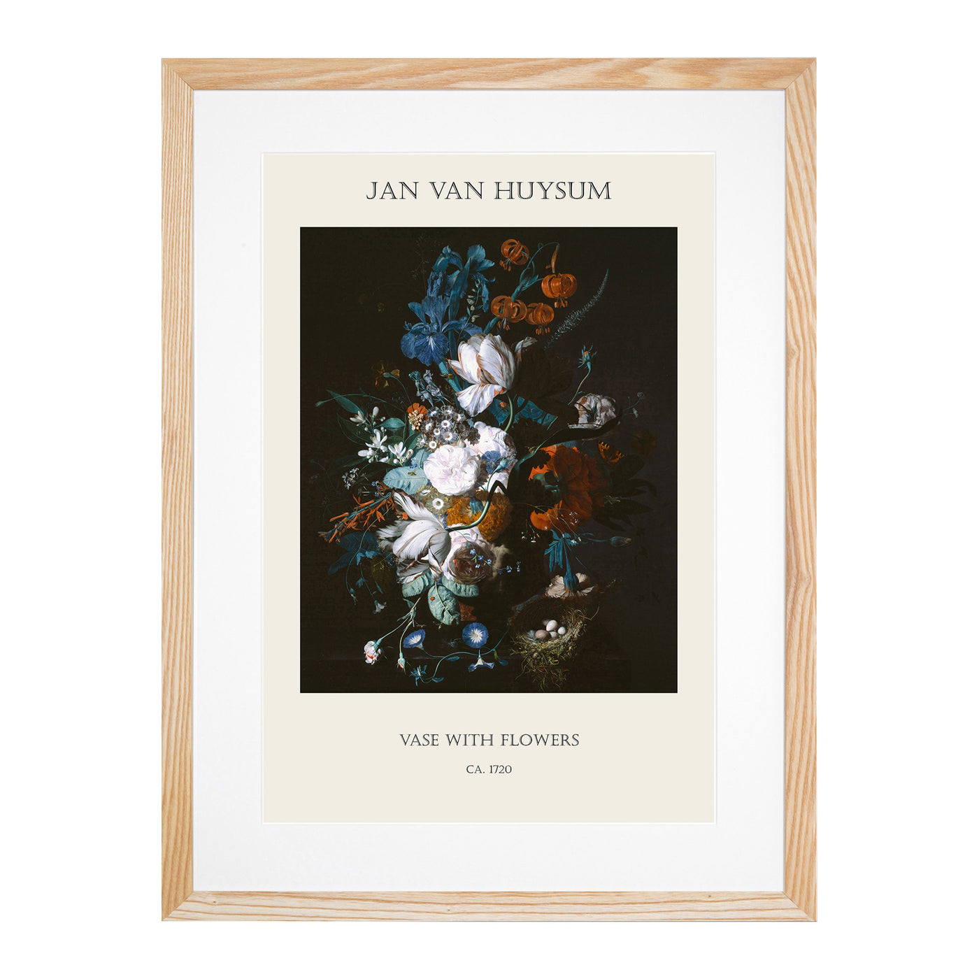 Still Life With Flowers Vol.12 Print By Jan Van Huysum