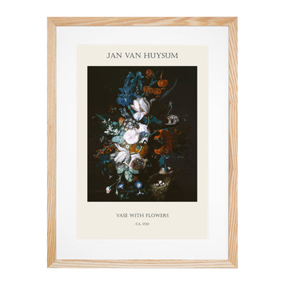 Still Life With Flowers Vol.12 Print By Jan Van Huysum