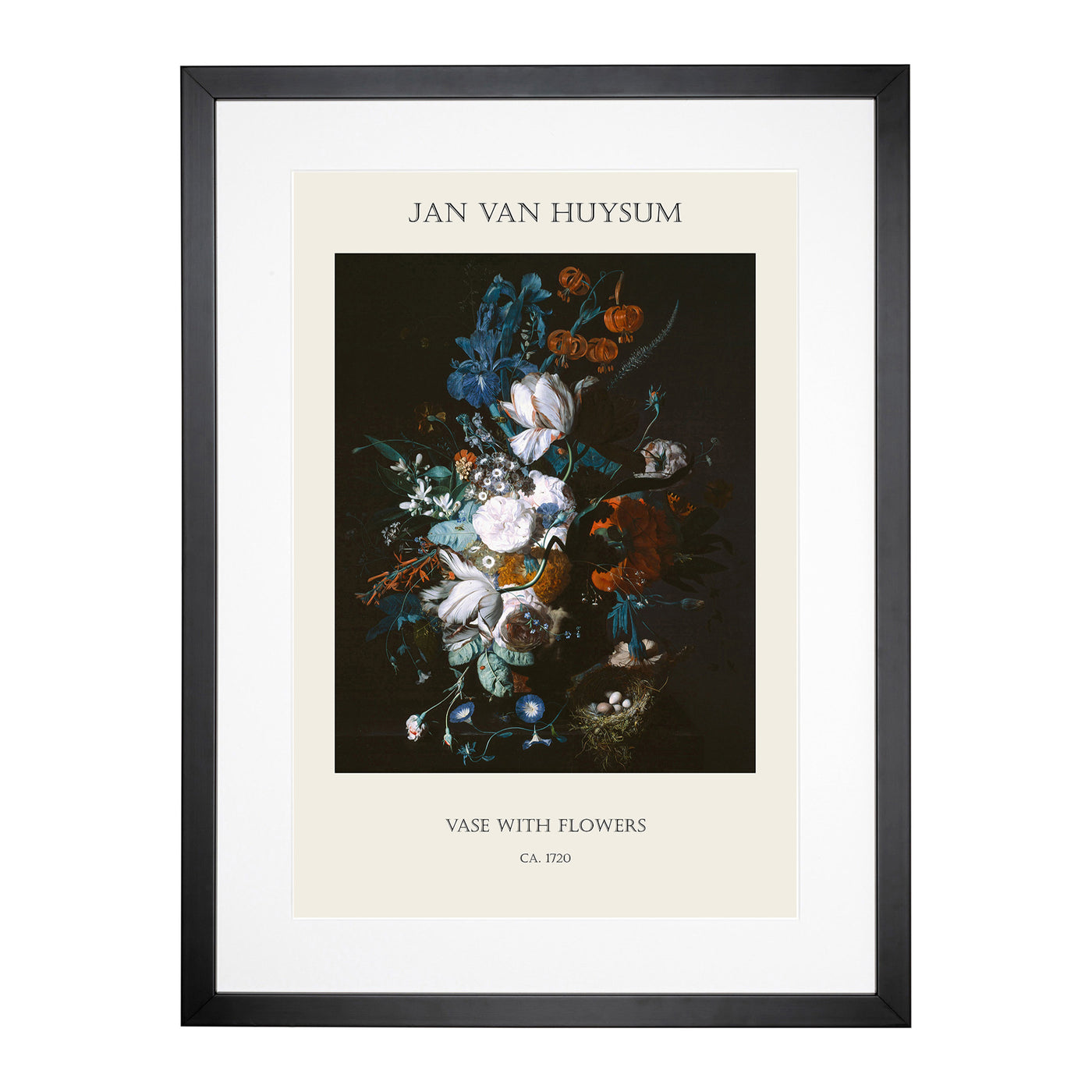 Still Life With Flowers Vol.12 Print By Jan Van Huysum Framed Print Main Image