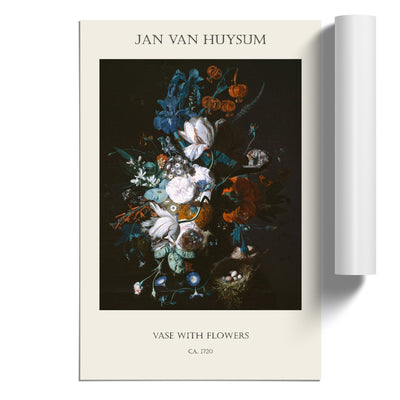 Still Life With Flowers Vol.12 Print By Jan Van Huysum