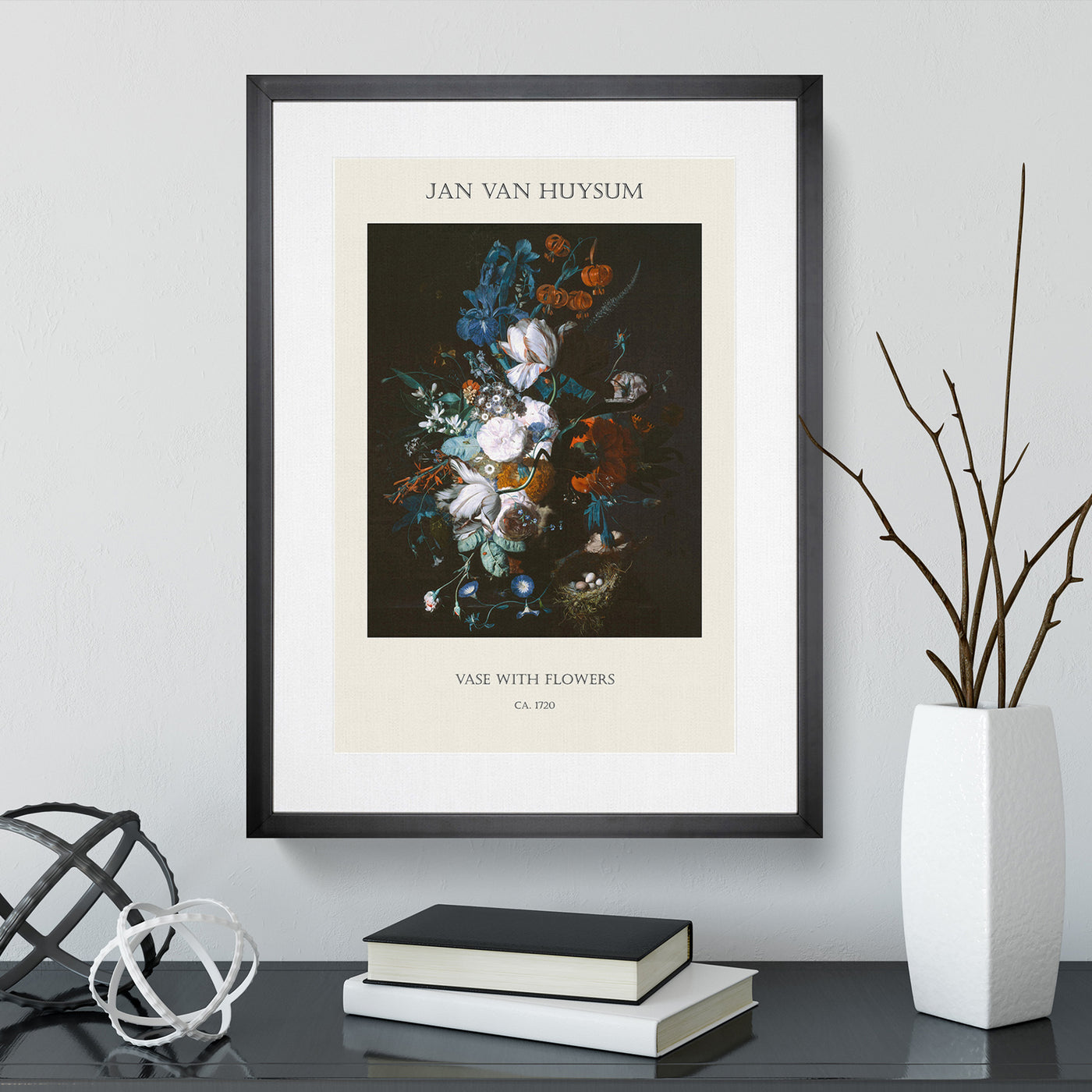 Still Life With Flowers Vol.12 Print By Jan Van Huysum