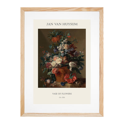 Still Life With Flowers Vol.13 Print By Jan Van Huysum