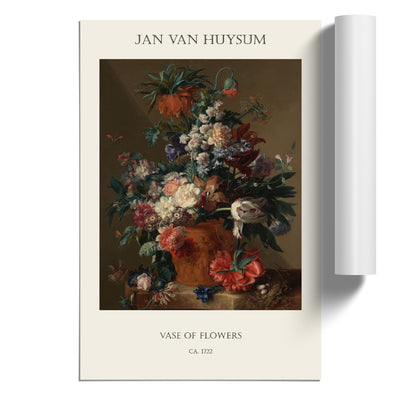 Still Life With Flowers Vol.13 Print By Jan Van Huysum