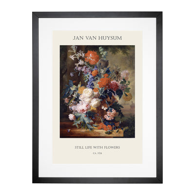 Still Life With Flowers Vol.3 Print By Jan Van Huysum Framed Print Main Image