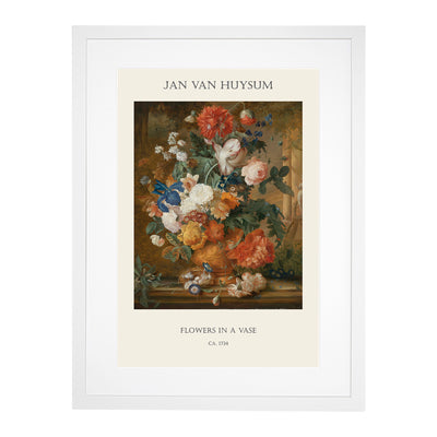 Still Life With Flowers Vol.5 Print By Jan Van Huysum