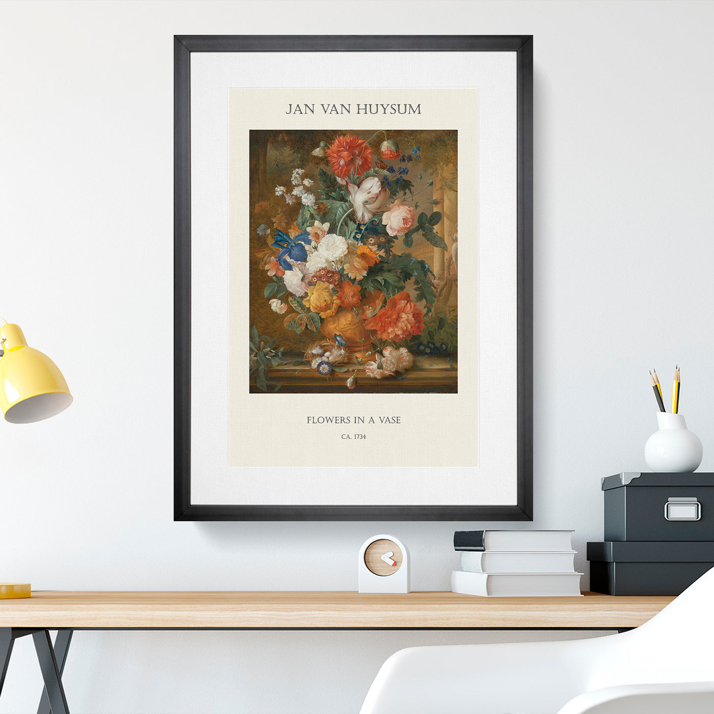 Still Life With Flowers Vol.5 Print By Jan Van Huysum